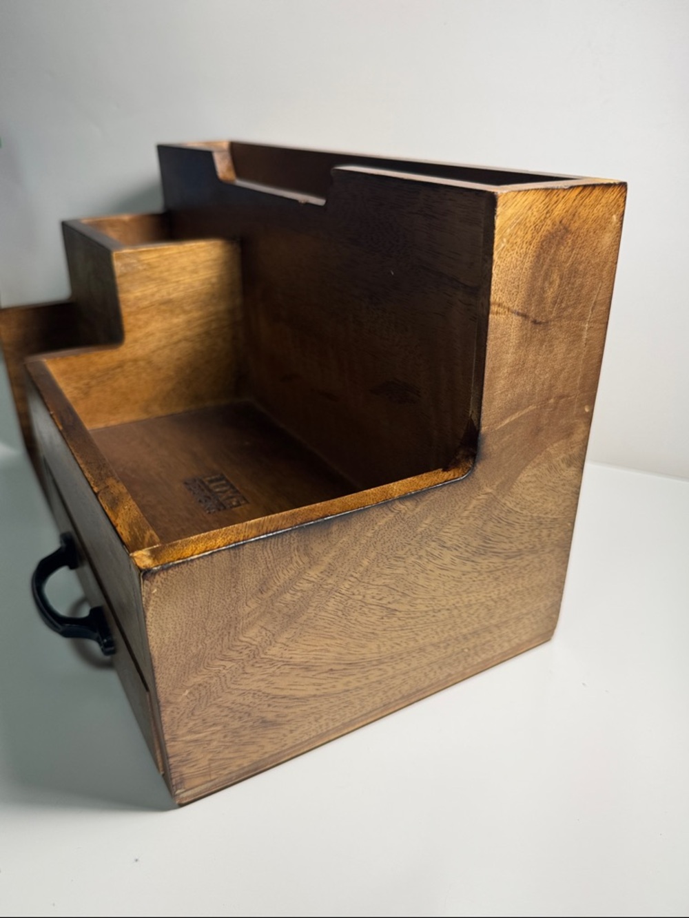 Luxe Designs wooden desk organizer drawer sorting mail or office supplies - Picture 5 of 8